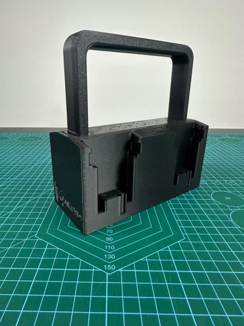 Koszyk na 4 baterie / akumulatory kompatybilny z Milwaukee M18