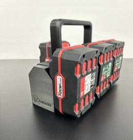 Koszyk na 6 akumulatorów kompatybilny z Parkside X20V Team| AnKacreation3D