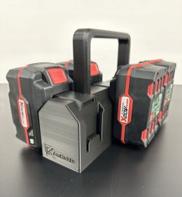 Koszyk na 6 akumulatorów kompatybilny z Parkside X20V Team| AnKacreation3D