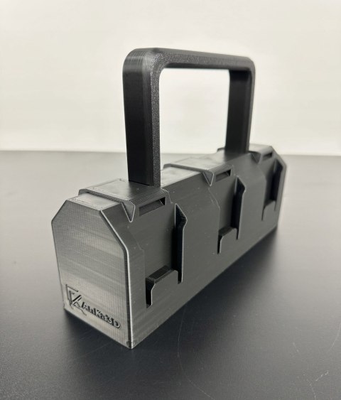 Koszyk na 6 akumulatorów kompatybilny z Parkside X20V Team| AnKacreation3D