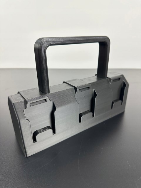 Koszyk na 6 akumulatorów kompatybilny z Parkside X20V Team| AnKacreation3D