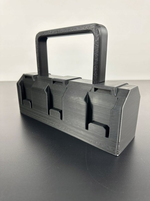 Koszyk na 6 akumulatorów kompatybilny z Parkside X20V Team| AnKacreation3D