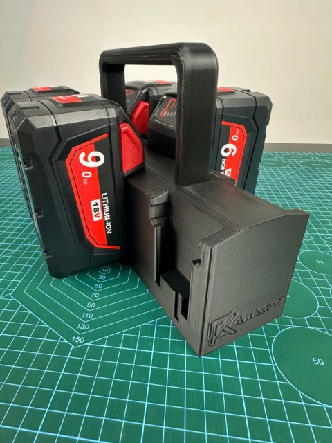 Koszyk na 6 baterii / akumulatorów kompatybilny z Milwaukee M18