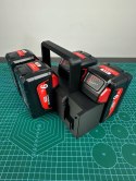 Koszyk na 6 baterii / akumulatorów kompatybilny z Milwaukee M18