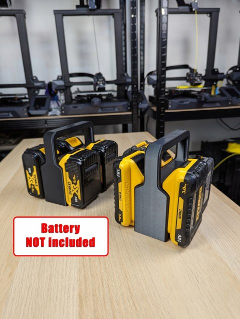 Koszyk, uchwyt na 4 Akumulatory, Baterie do narzędzi DeWALT 18V i 54V Koszyk, uchwyt na 4 Akumulatory, Baterie do narzędzi DeWALT 18V i 54V