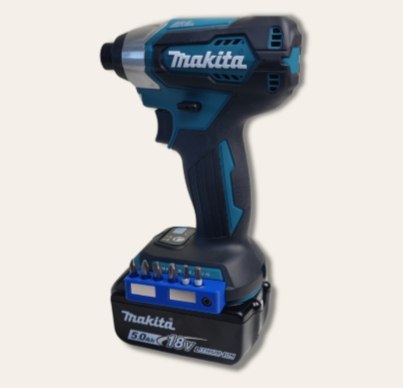 Magnetyczny uchwyt na bity do narzędzi Makita - Lewy, niebieski